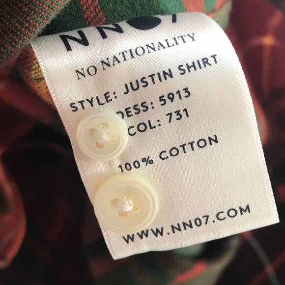 No Nationality NN07 Justin Plaid Button Down Shirt - Picture 9 of 10